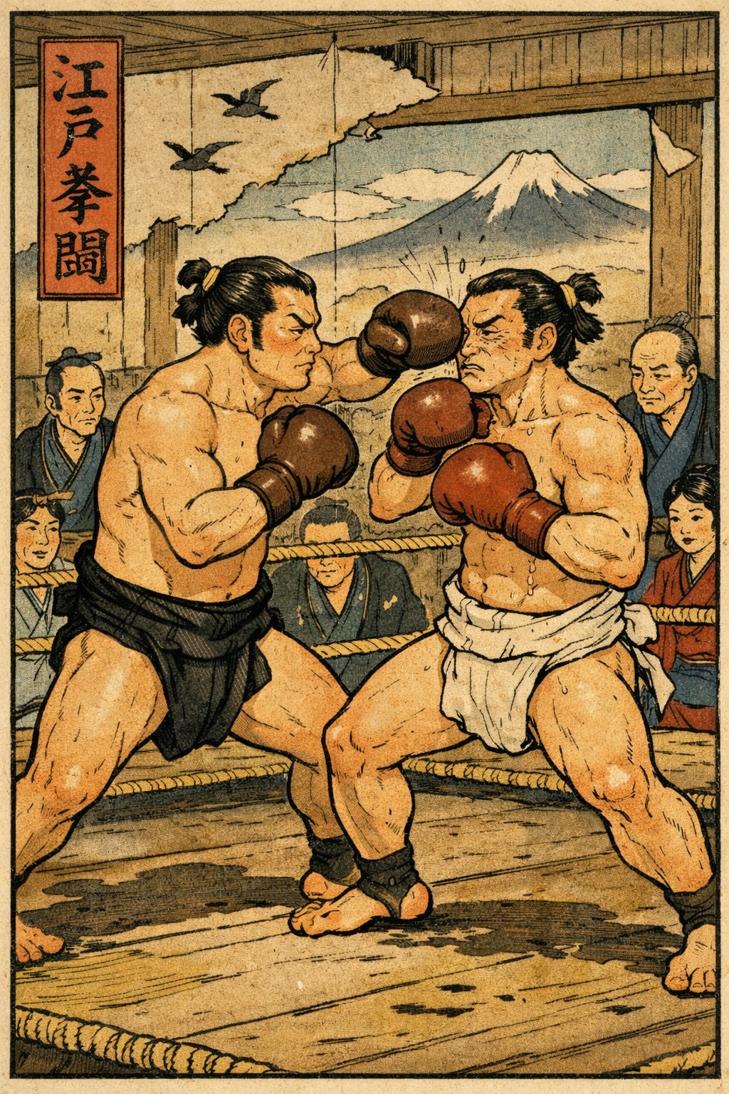 江戸時代でボクシング