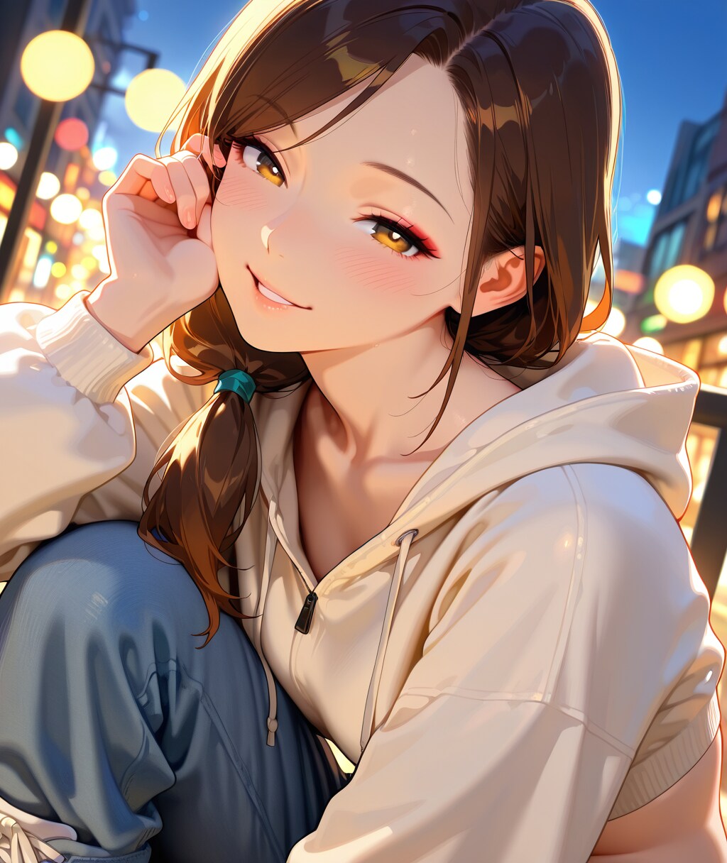 陽子｜街の灯りに照らされて🌙