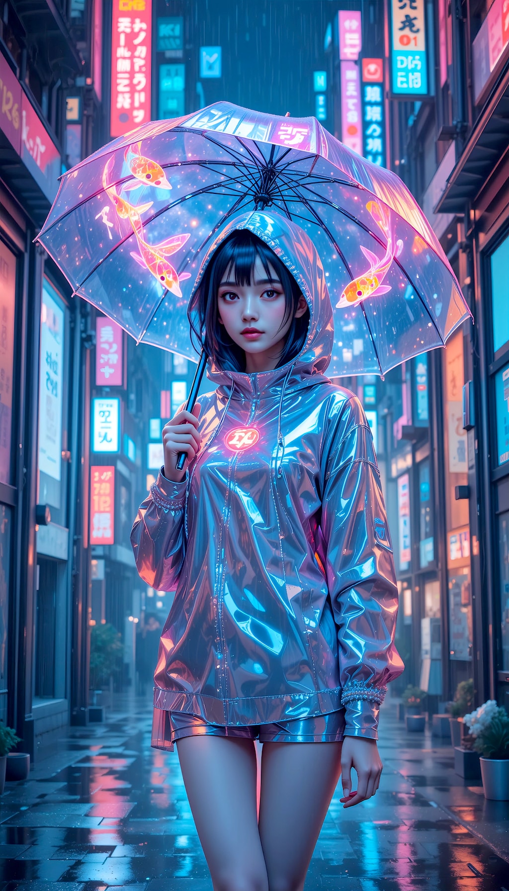 雨とパーカーと君