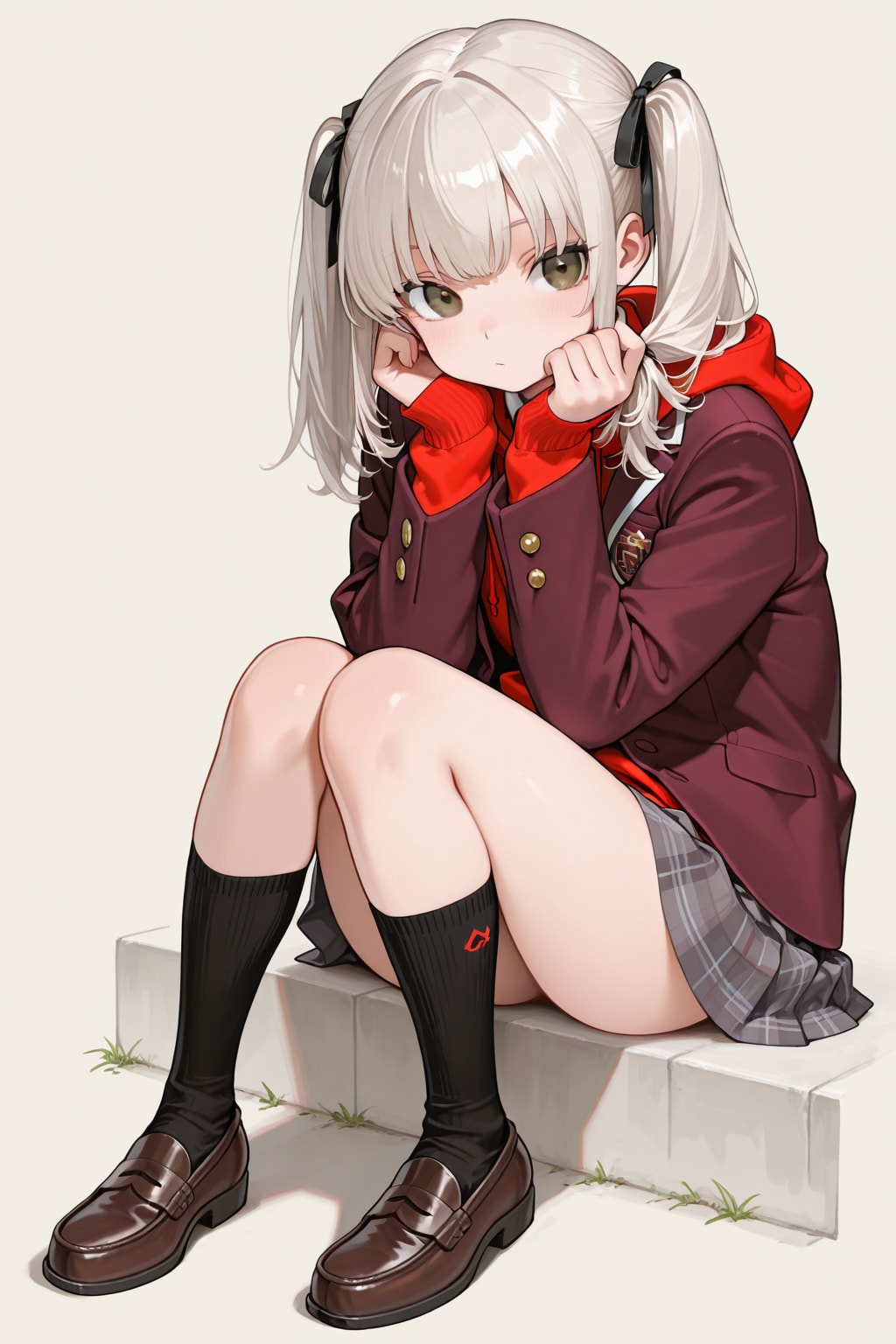 ブロンド髪の似合う女の子