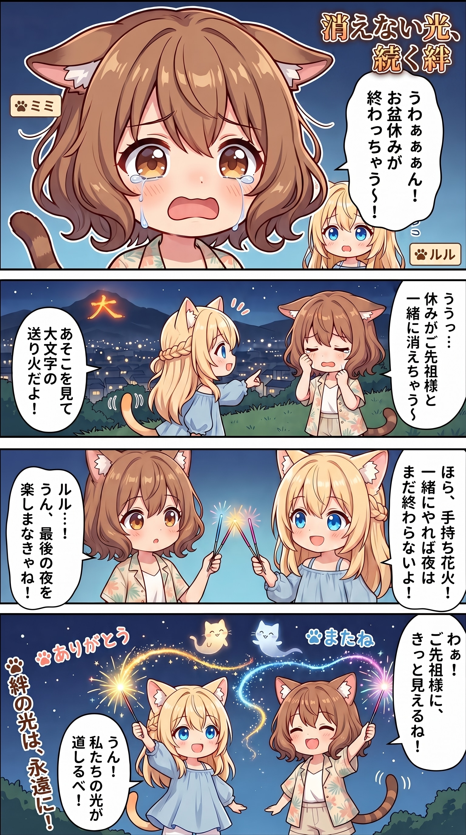 消えない光、続く絆 | の人気AIイラスト・グラビア