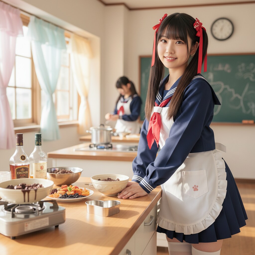 黒ツイさん。2月14日 #バレンタインデー。料理部