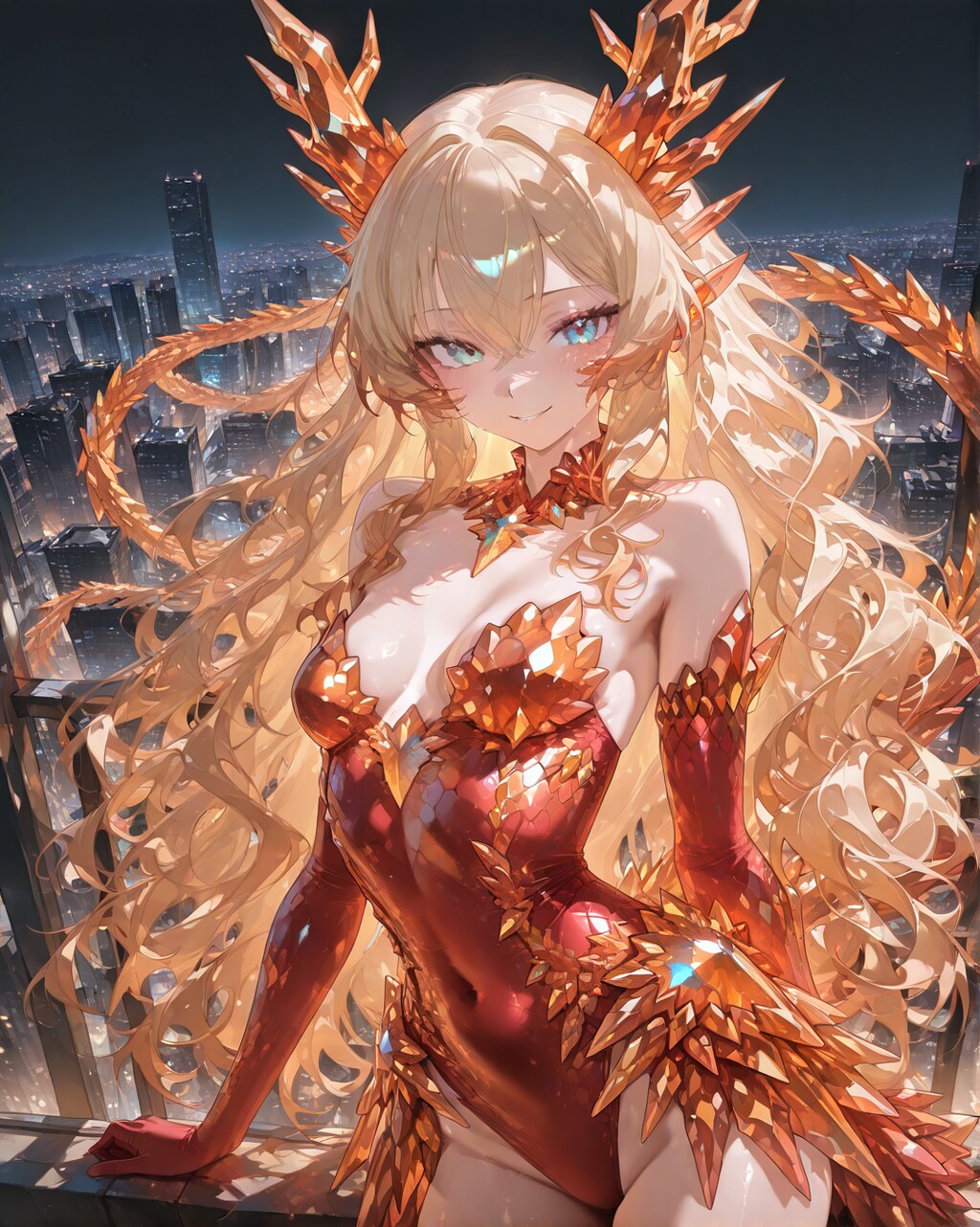 ドラゴン娘(ふっとら氏Lora使用)