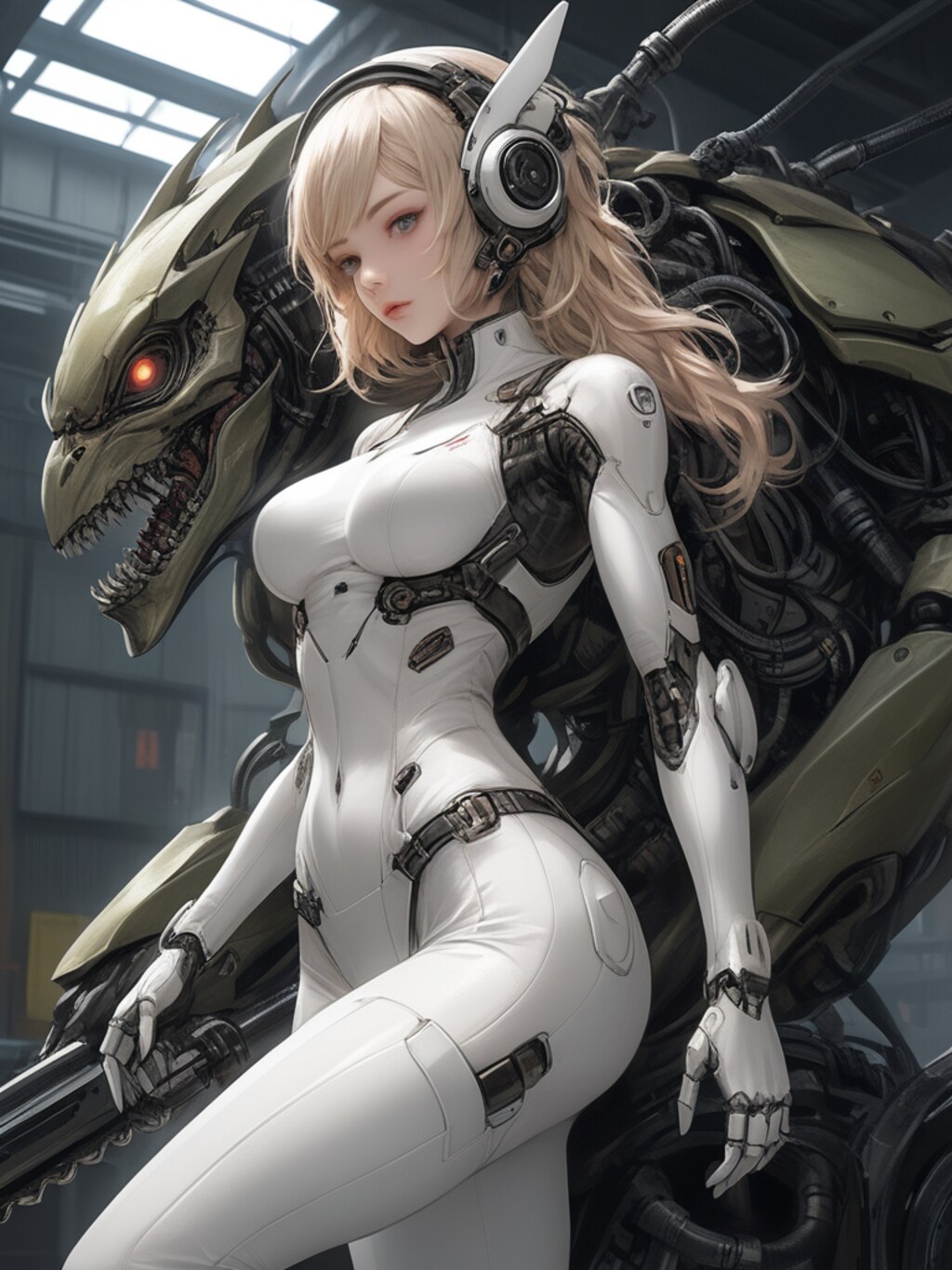 cosmic android girl & power loader