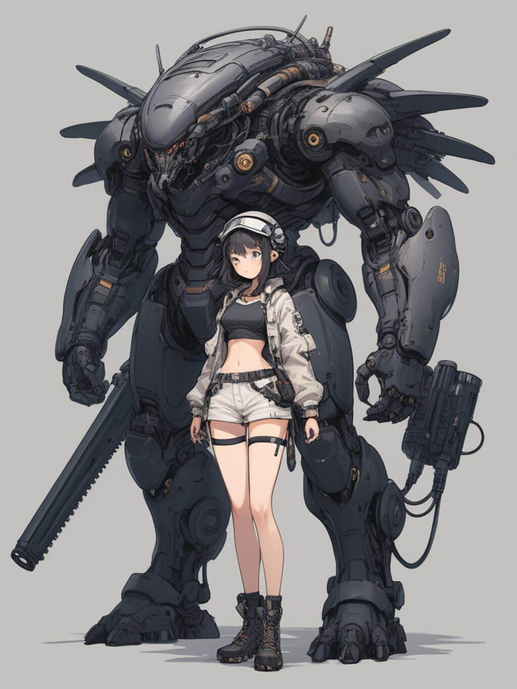 cosmic android girl & power loader