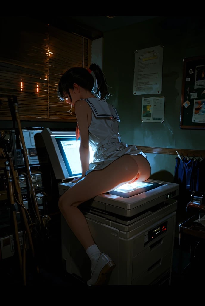 宿直当番で夜回り中に・・・