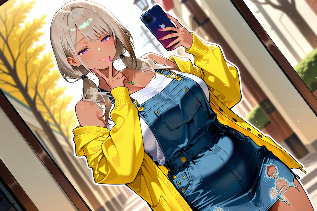 セルフコラボwいつものキャラの特徴を入れ替えてみた