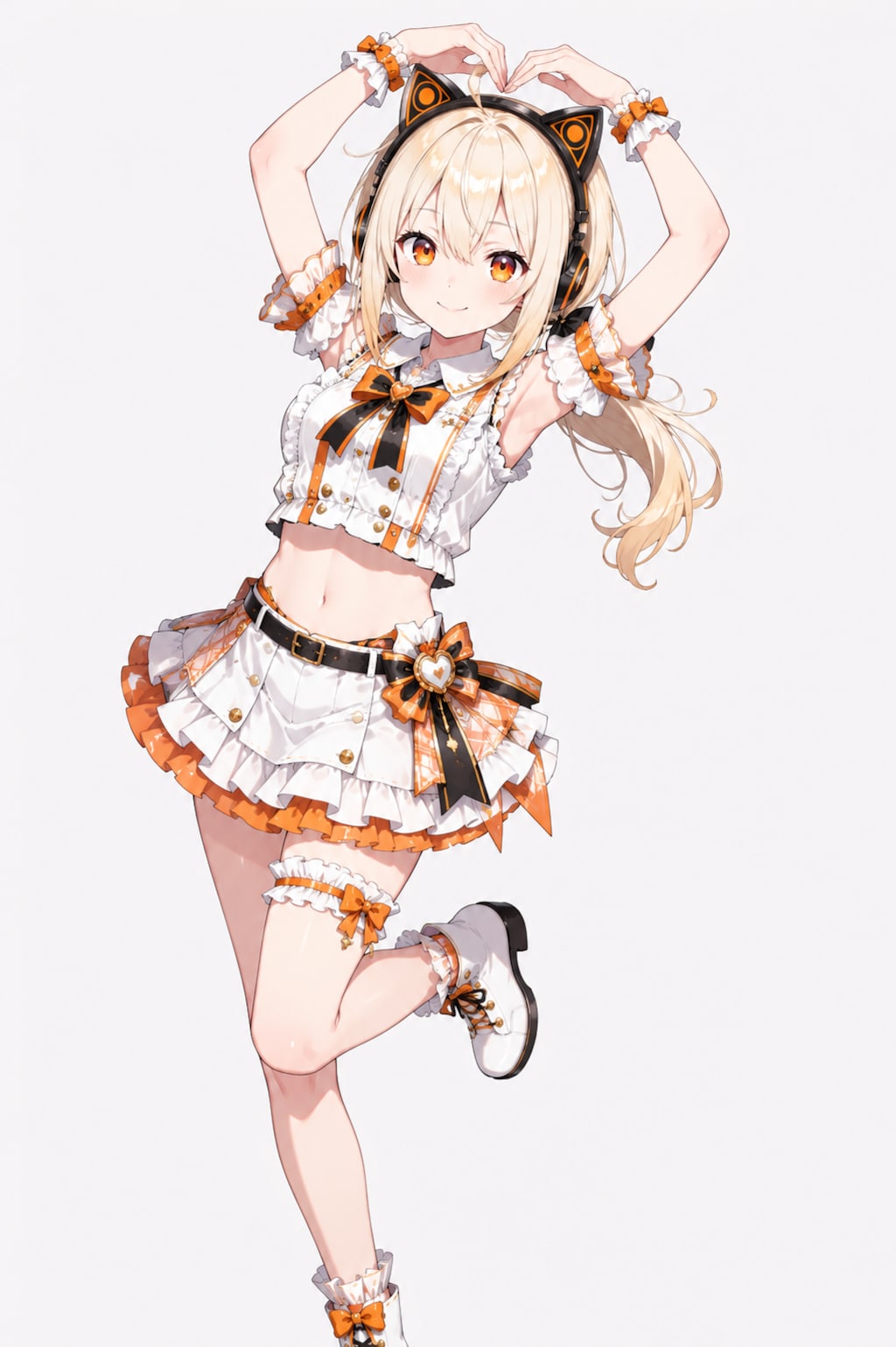 ハートポーズ…出ずっ…！