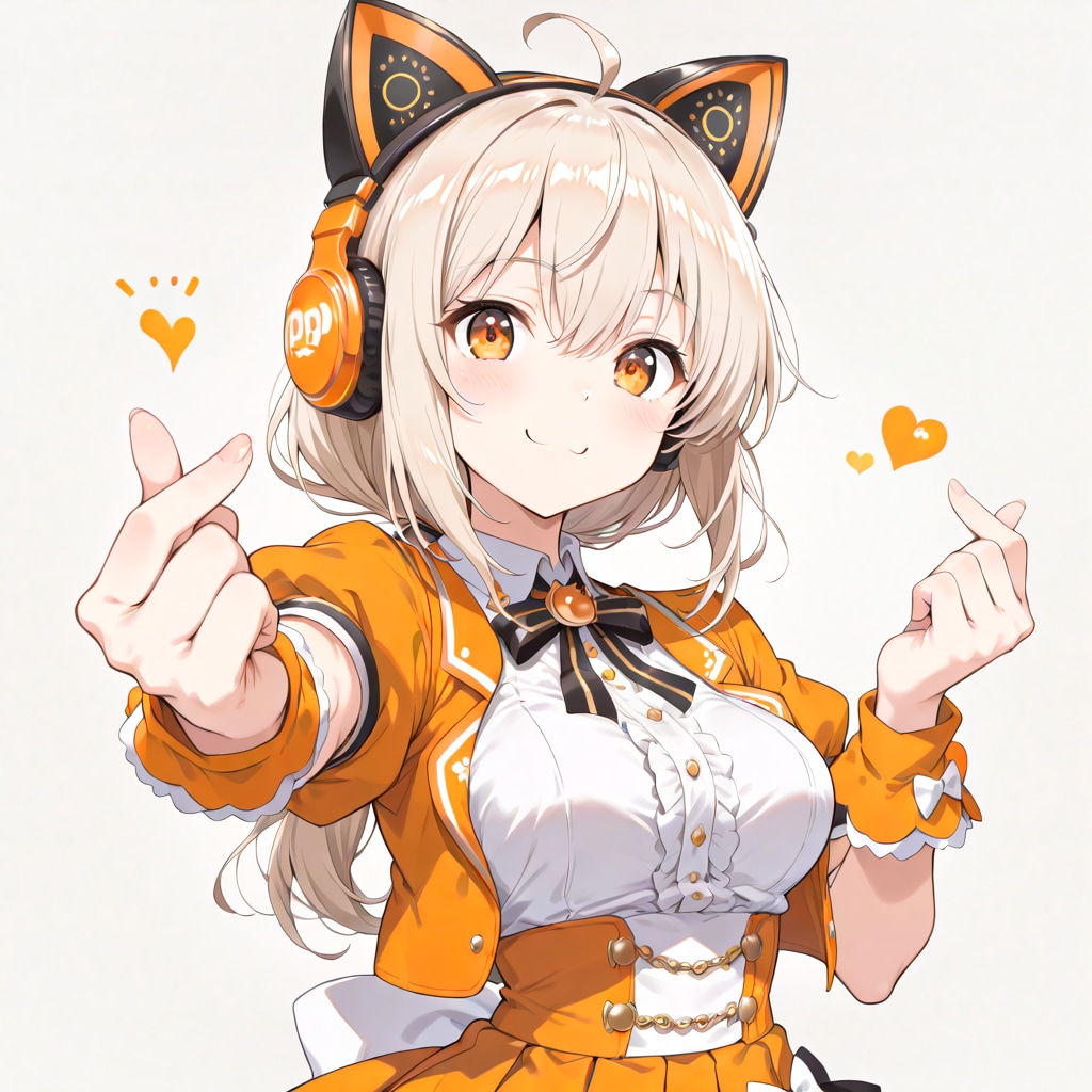 ハートポーズ…出ずっ…！
