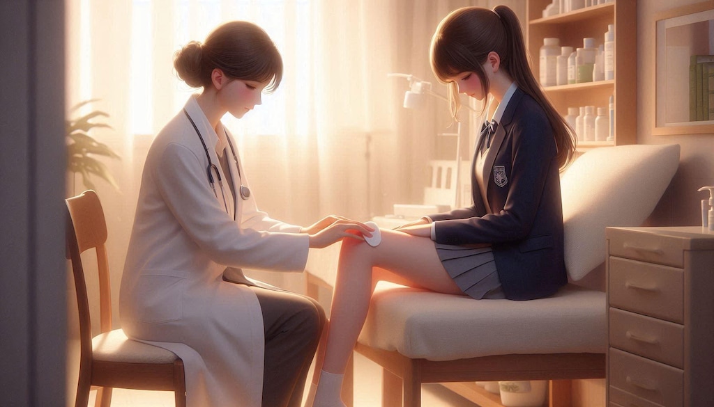 貧血で倒れるとケガもする