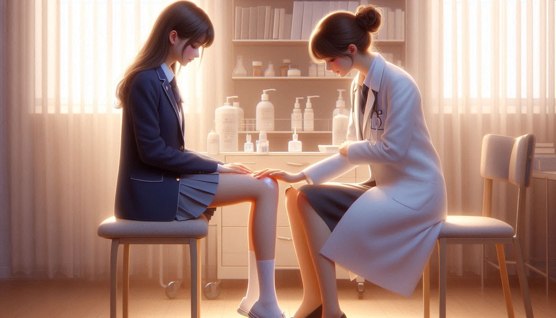 貧血で倒れるとケガもする | の人気AIイラスト・グラビア