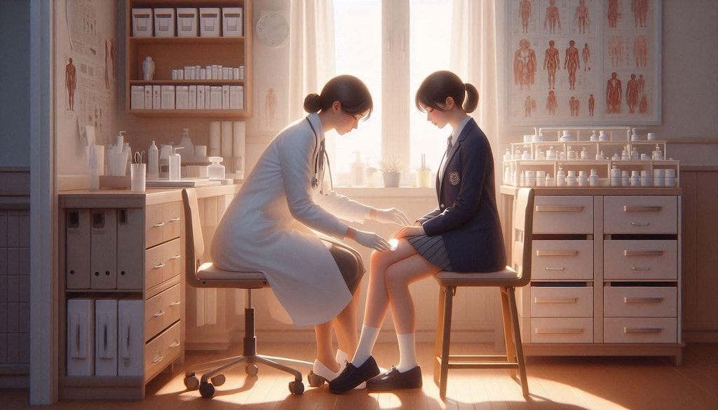 貧血で倒れるとケガもする