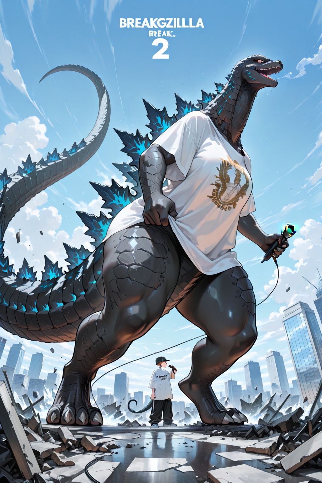 ヒップホップなゴジラ