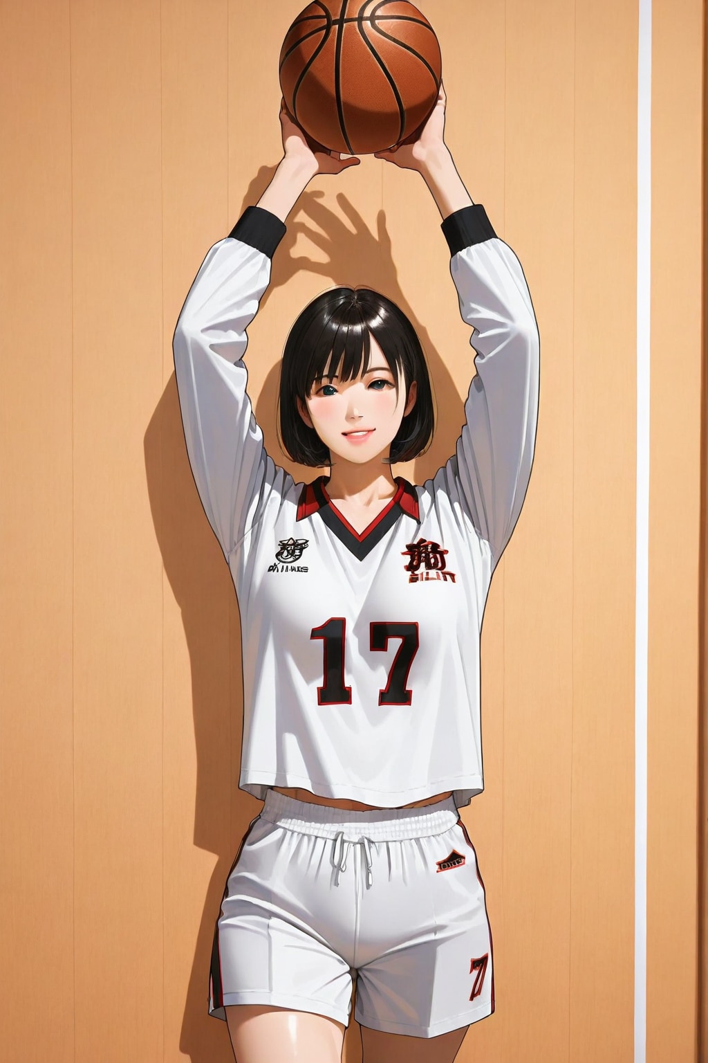 女バスのジャンプシュート（番外25）