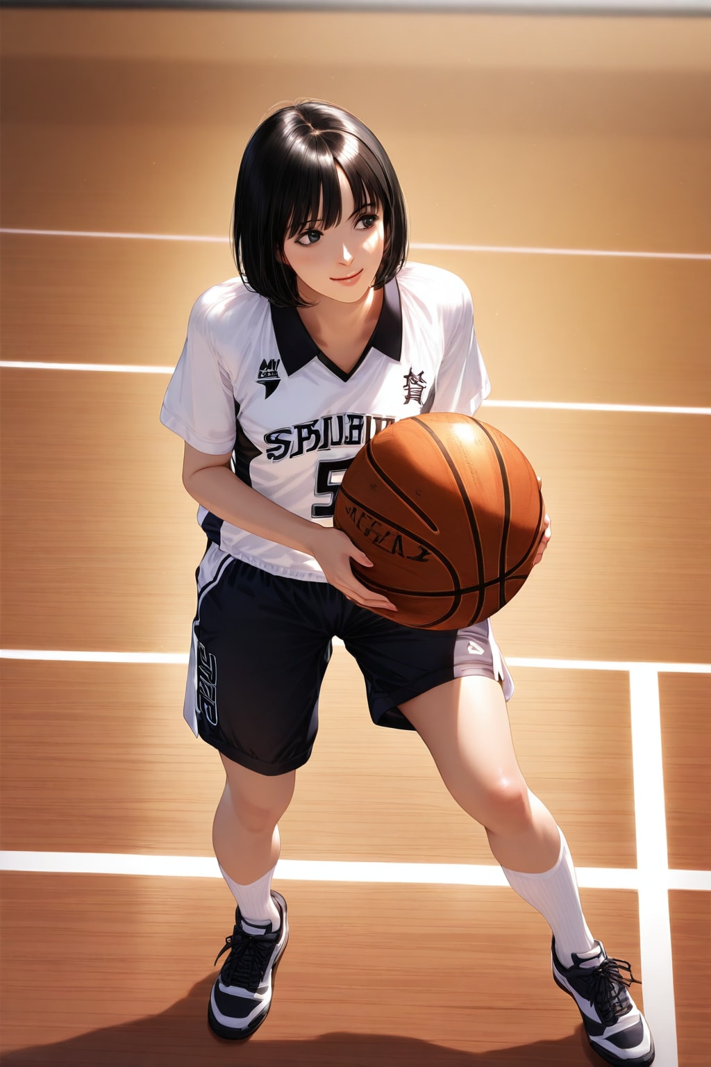 女バスのジャンプシュート（番外25）