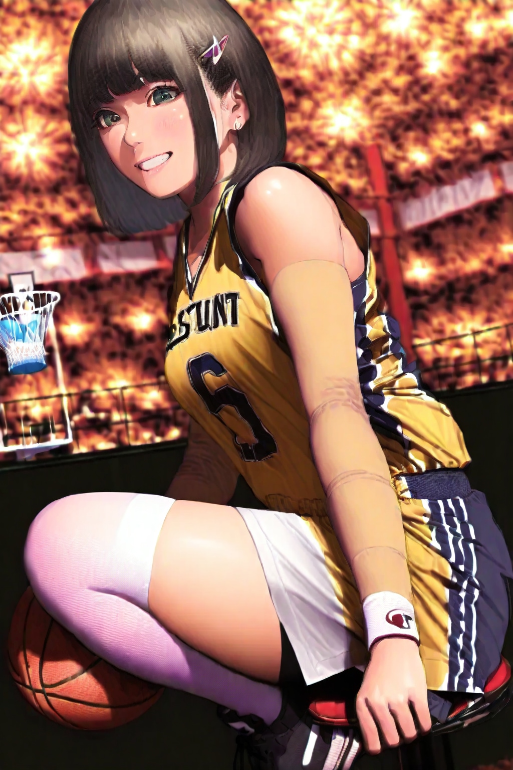 女バスのジャンプシュート（番外25）
