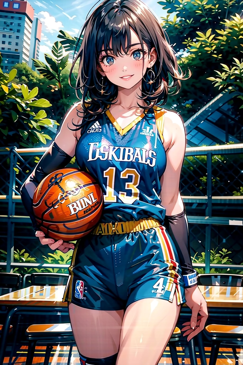 女バスのジャンプシュート（番外25）