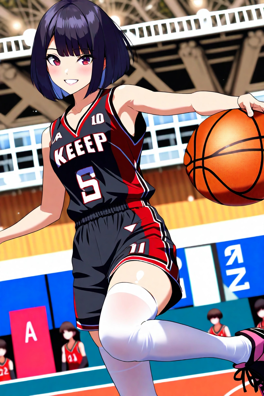 女バスのジャンプシュート（番外25）