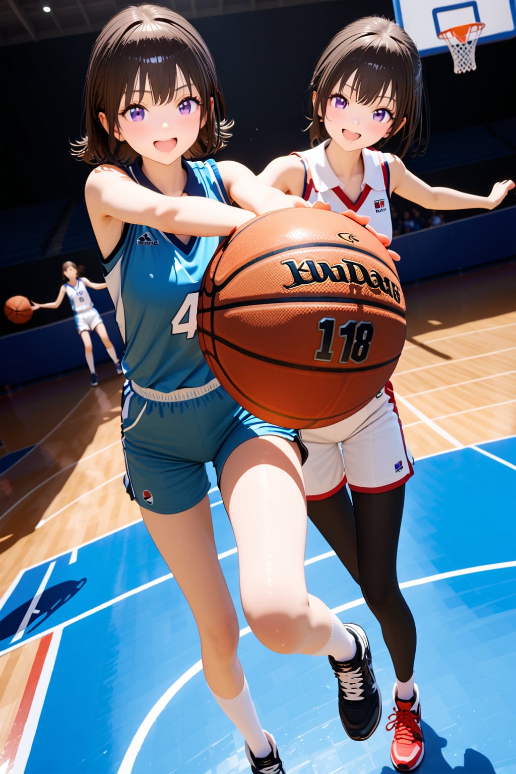 女バスのジャンプシュート（番外25）