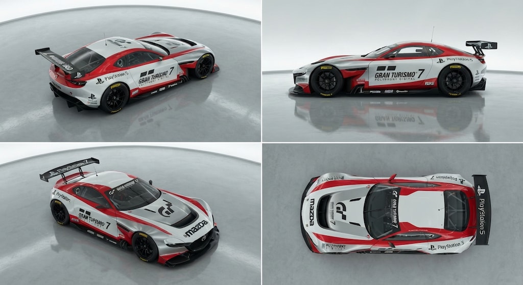 マツダRXビジョングランツーリスモ  グランツーリスモプレゼントカー風