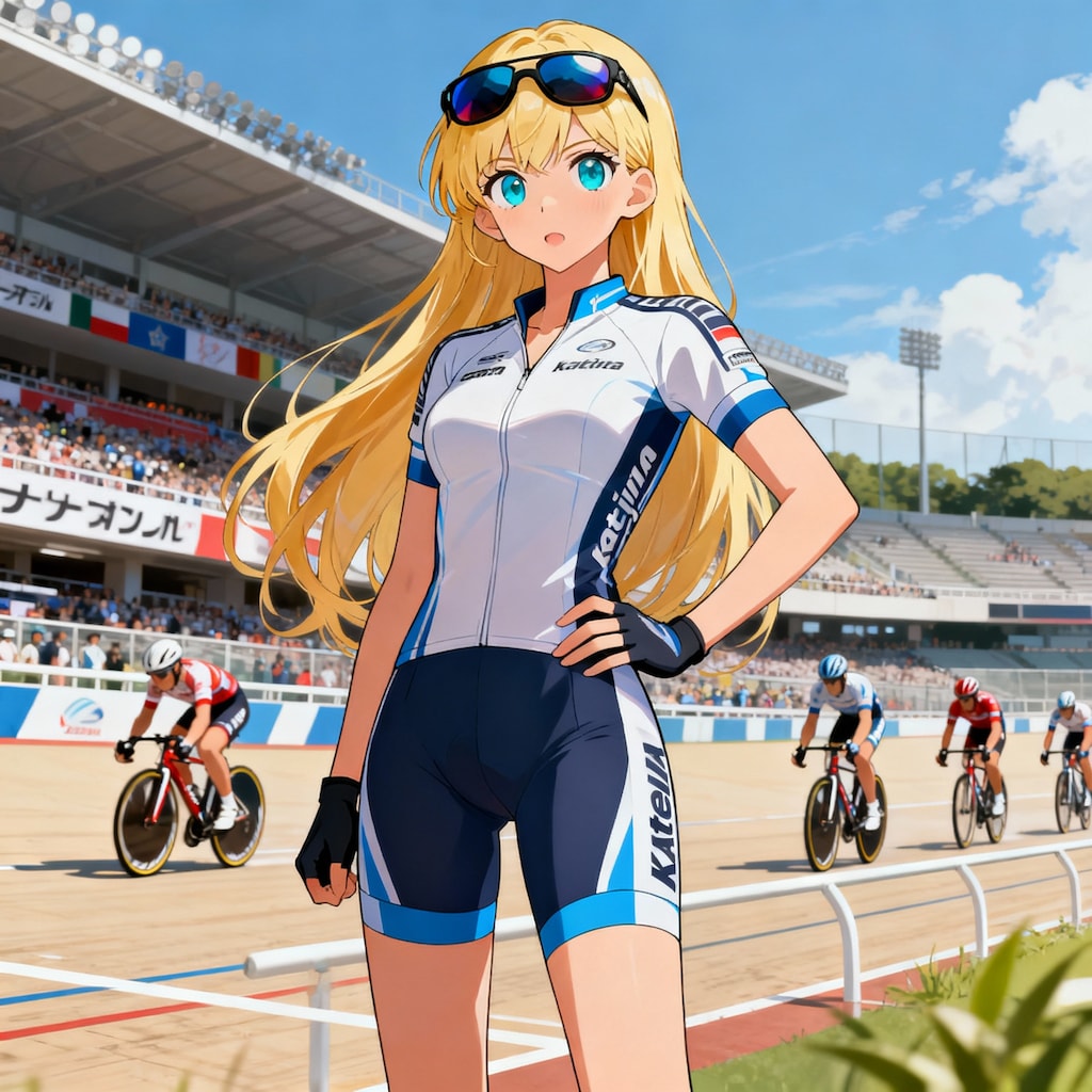 カテジナ、競輪に出場。