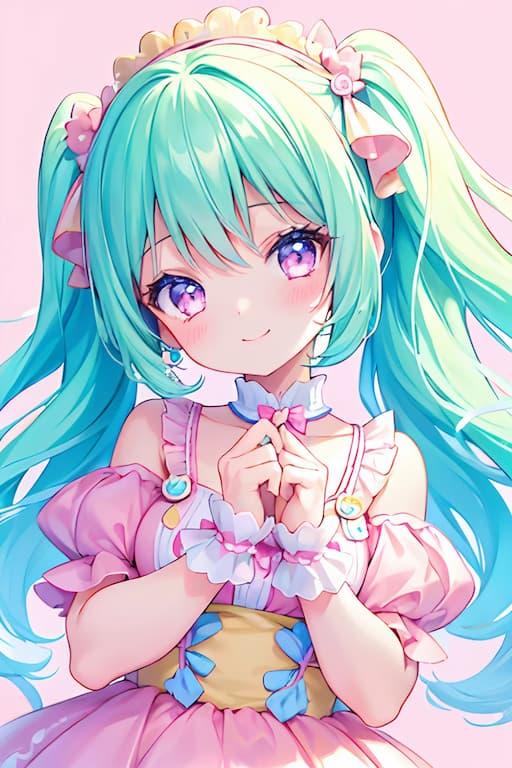ふわふわパステルカラー