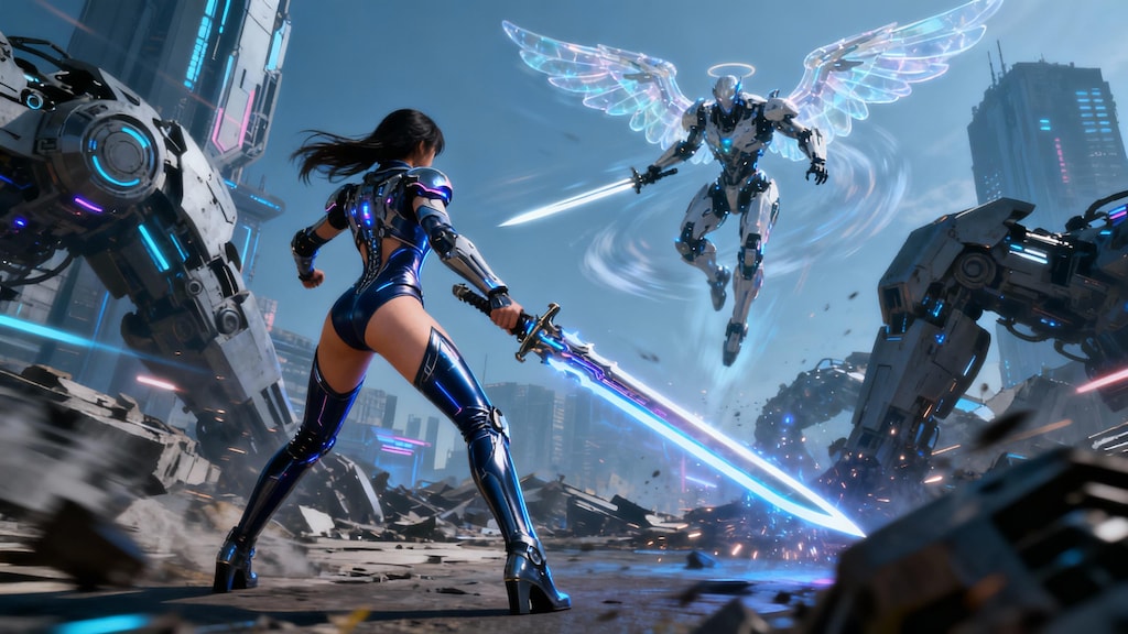 ステ〇ブレード風、ゲーム画面風イラスト！・・（Seedreamに足らんのは尻へのフェチ度？）