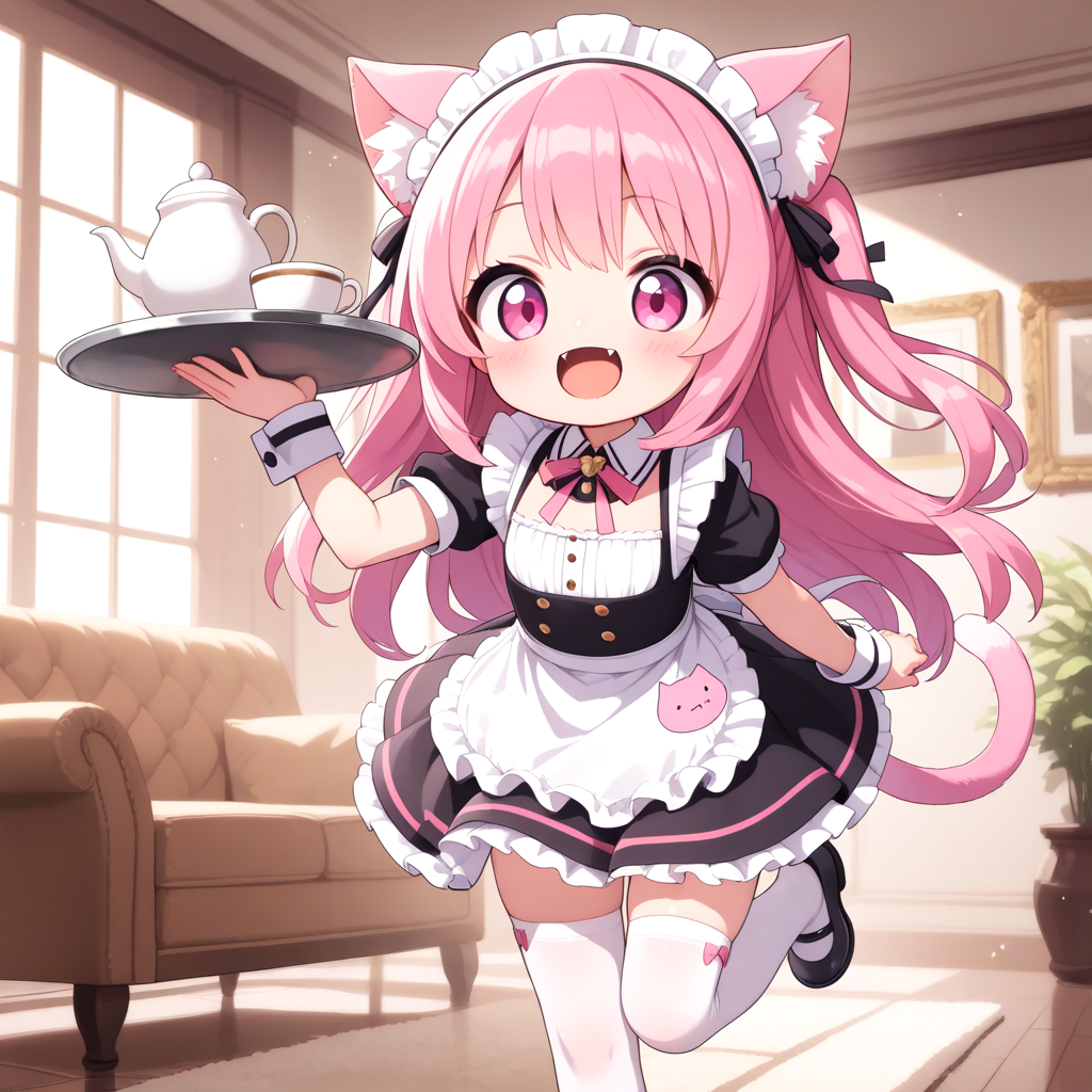 元気にお仕事うちのねこ。