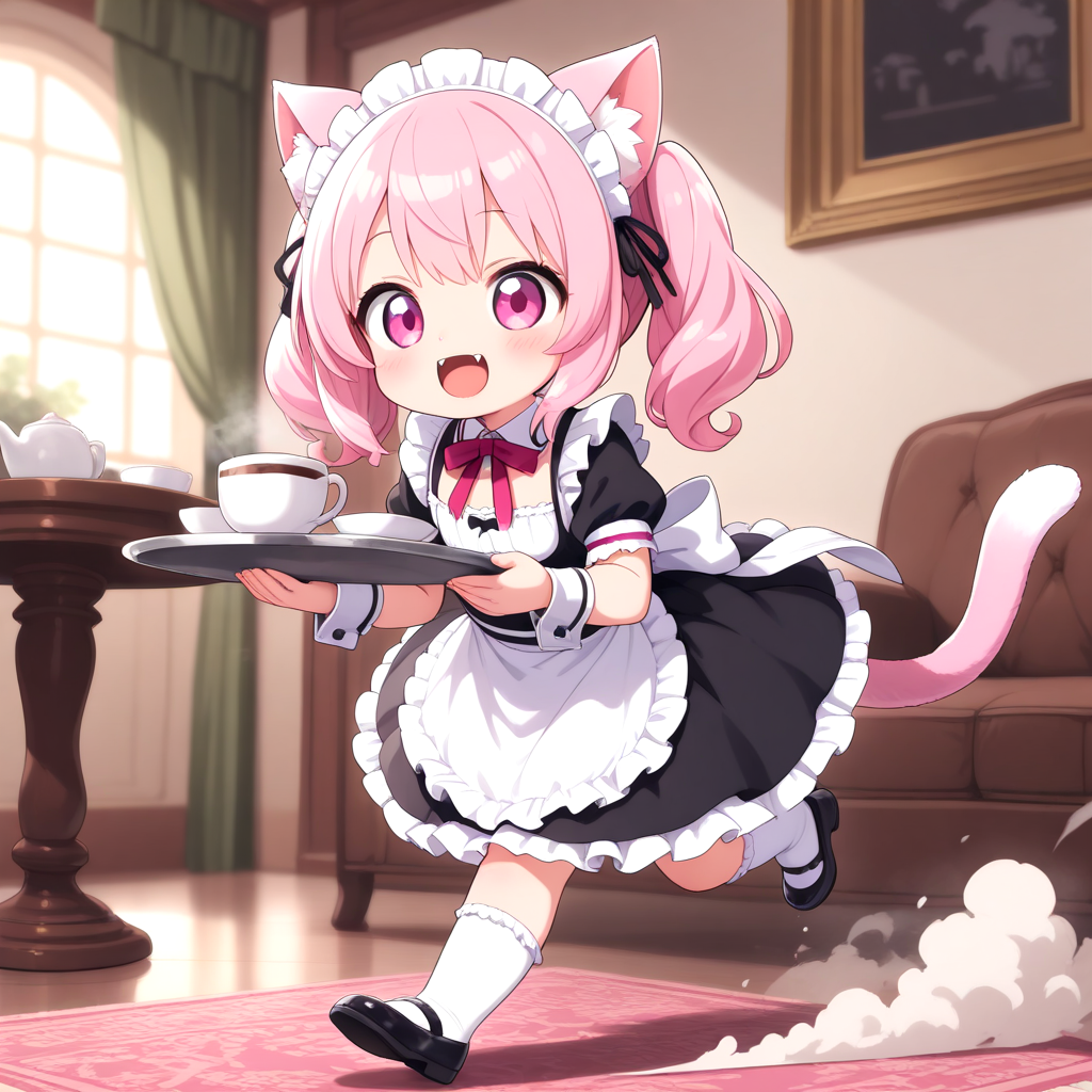 元気にお仕事うちのねこ。