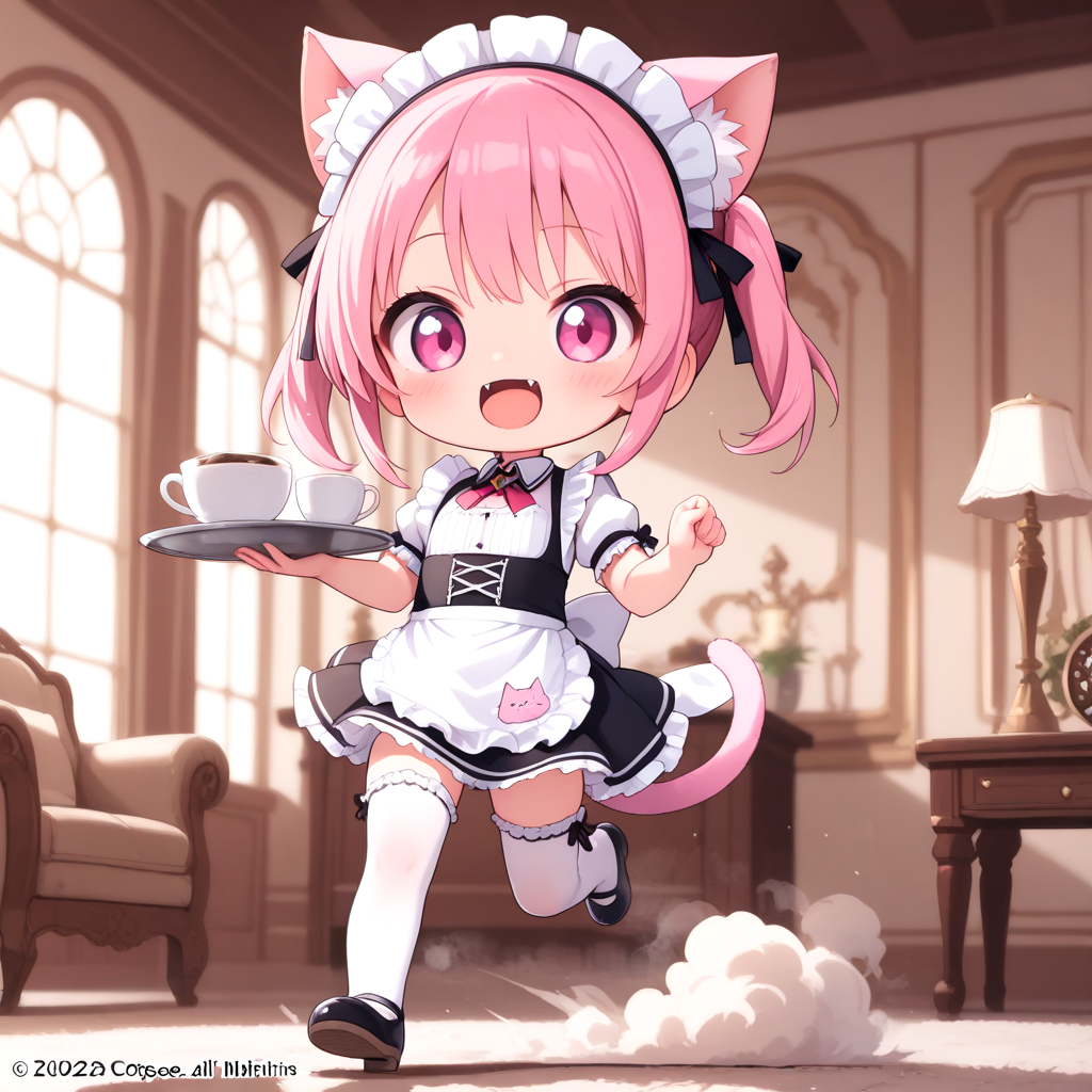 元気にお仕事うちのねこ。