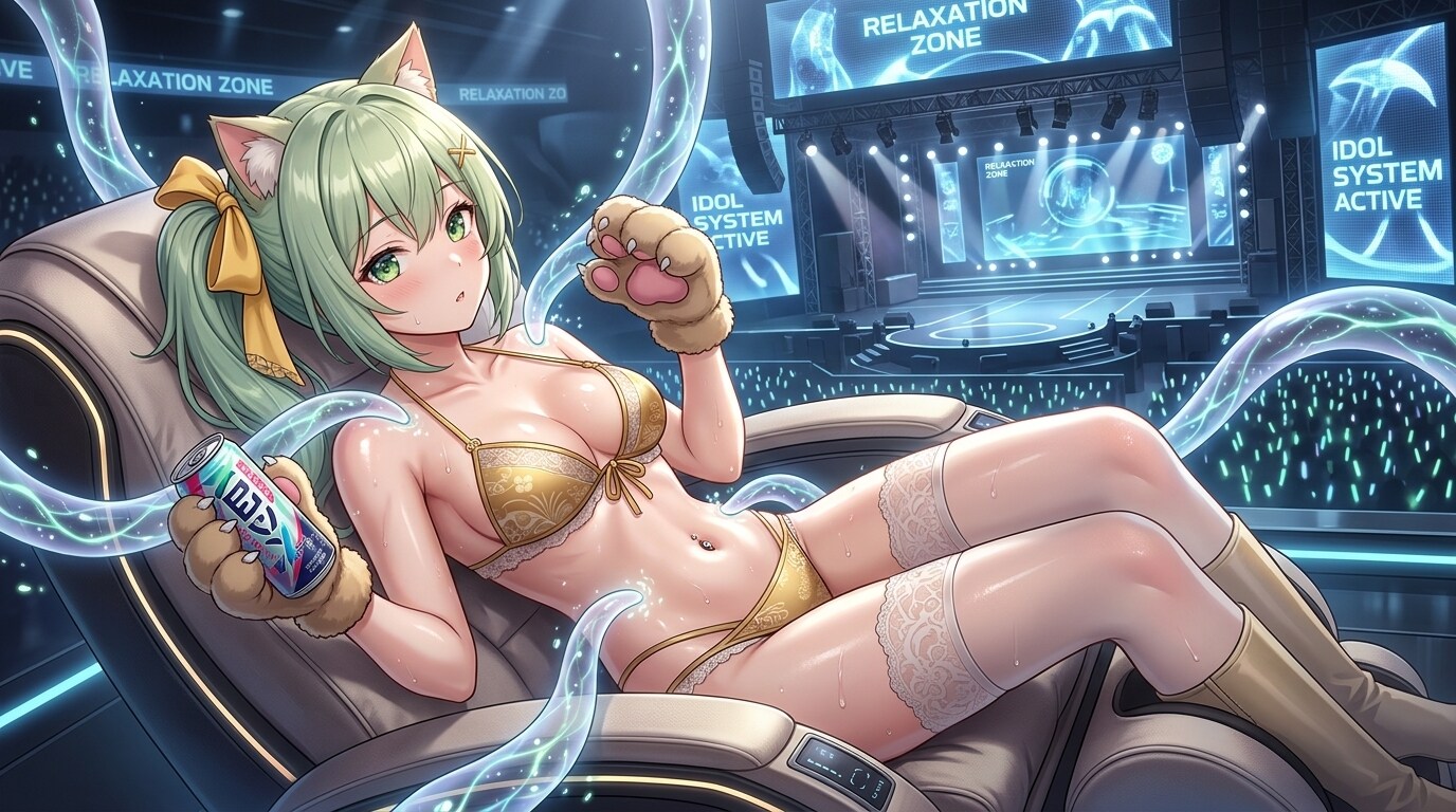 萌葱喜緑さん。お仕事