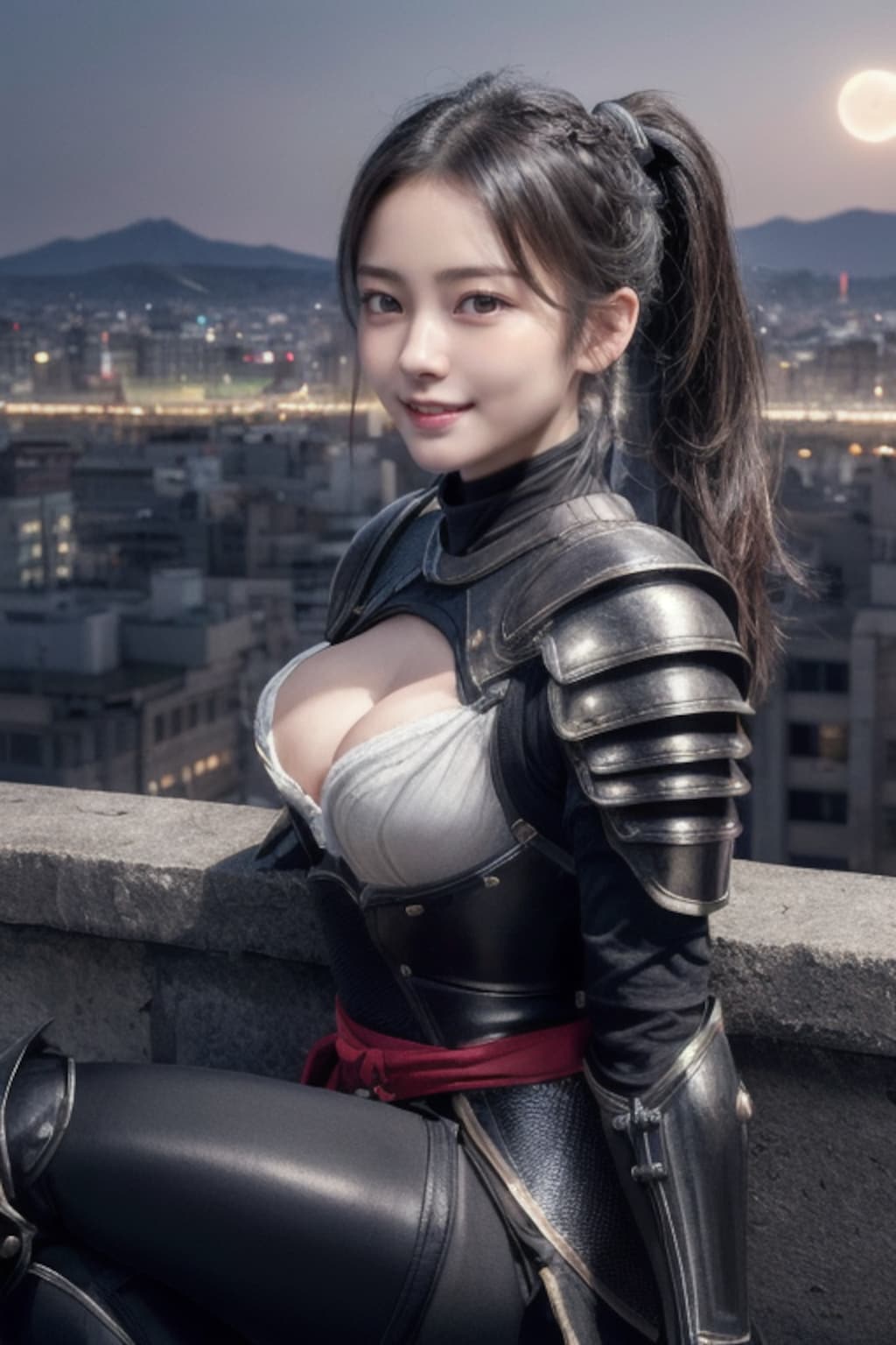 月夜のおぱ忍者