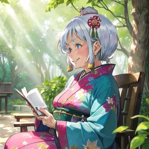 眼鏡？ なくても読めますよ | の人気AIイラスト・グラビア