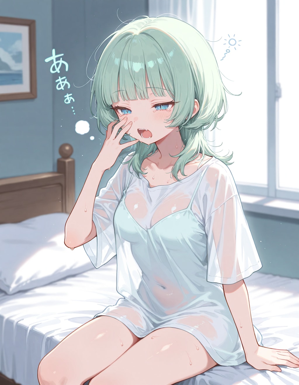 深夜にケモ耳化してしまう少女6