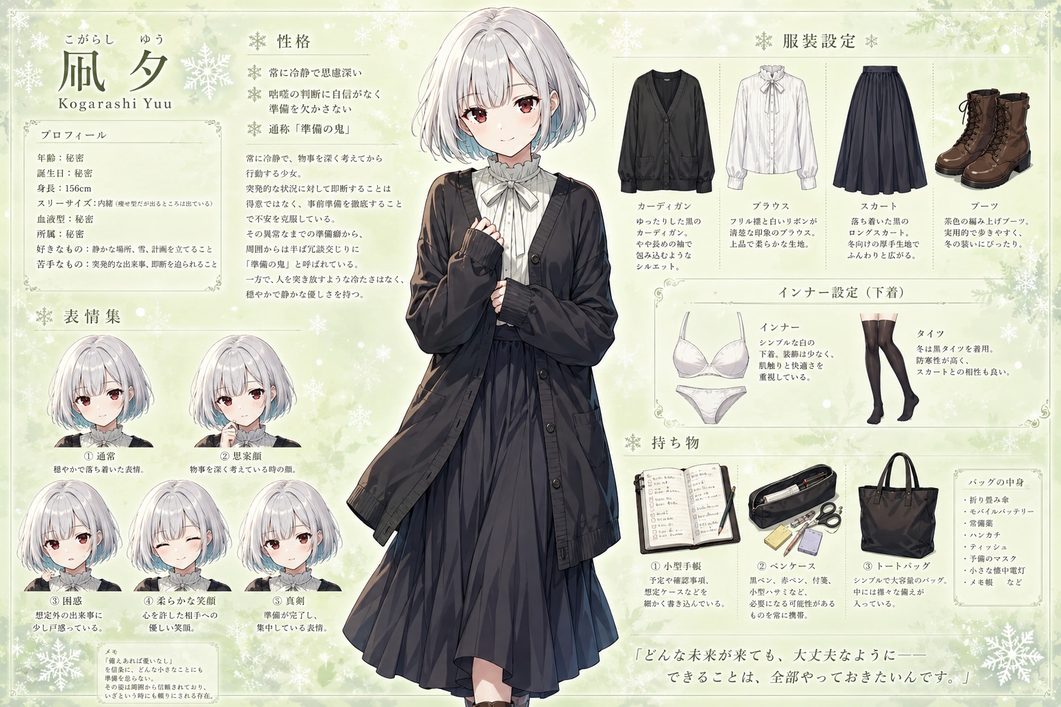 凩夕　キャラクターシート