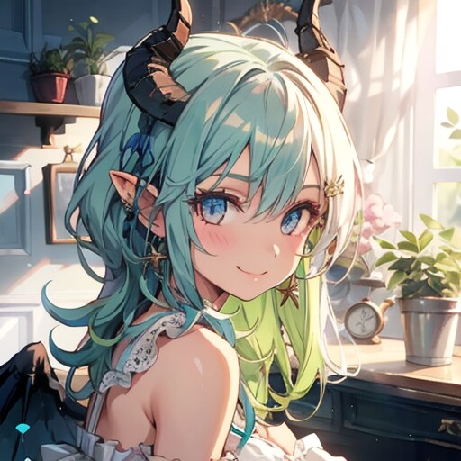 可愛い悪魔の笑顔