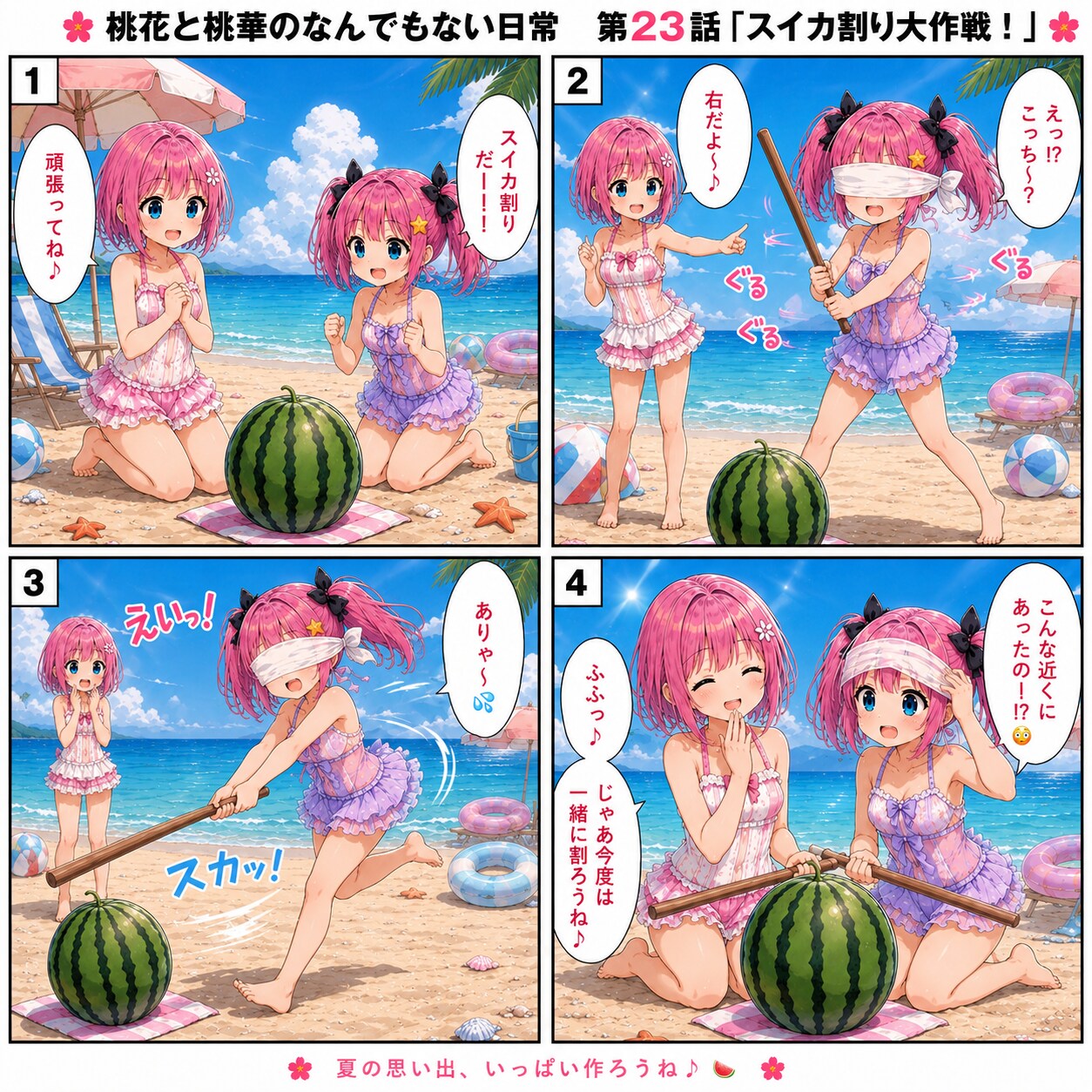 桃花と桃華のなんでもない日常㉓