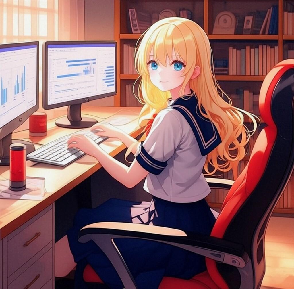 まさけをメンテナンス中のちちぷいちゃん