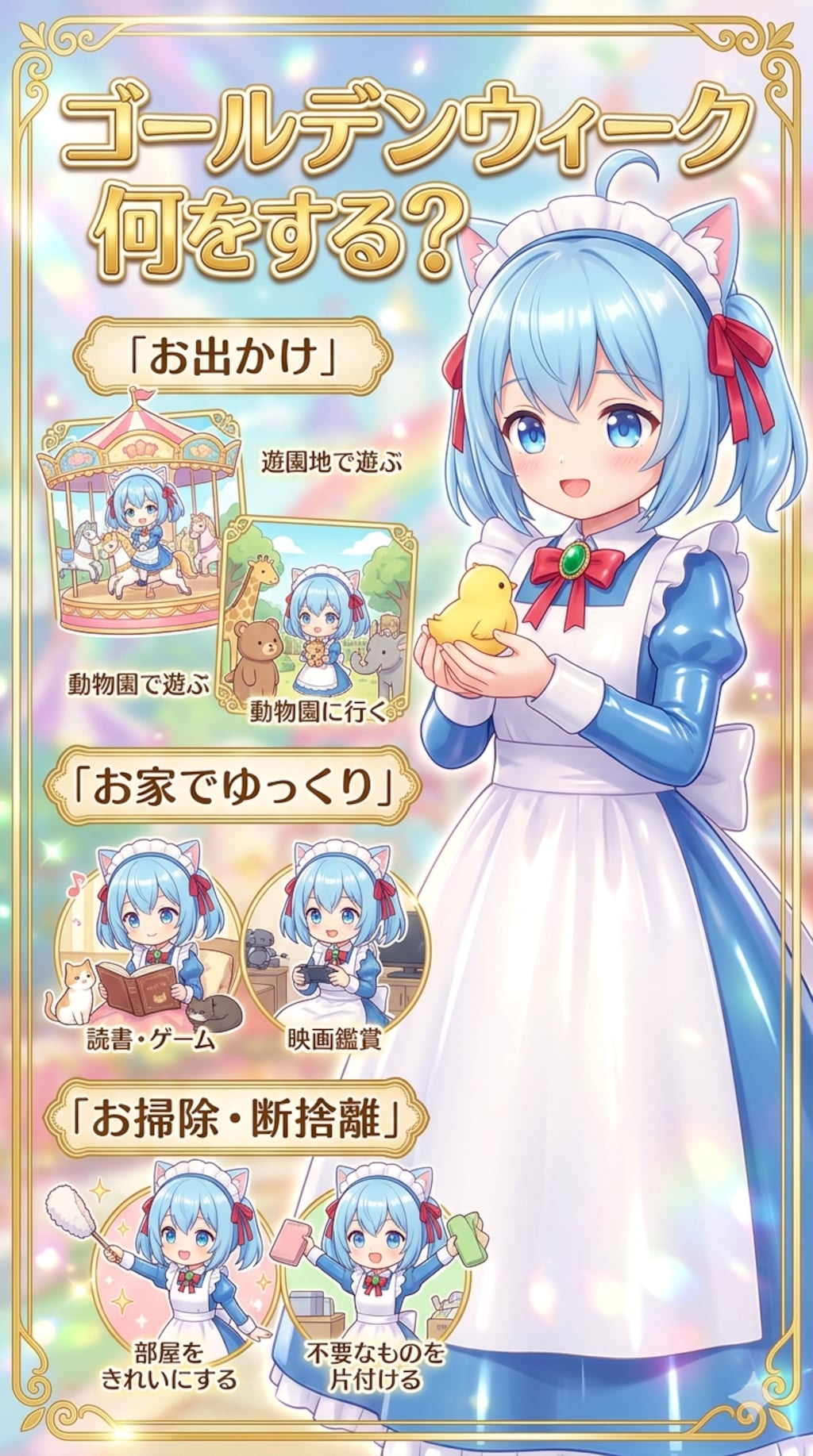 ゴールデンウィーク何をする？