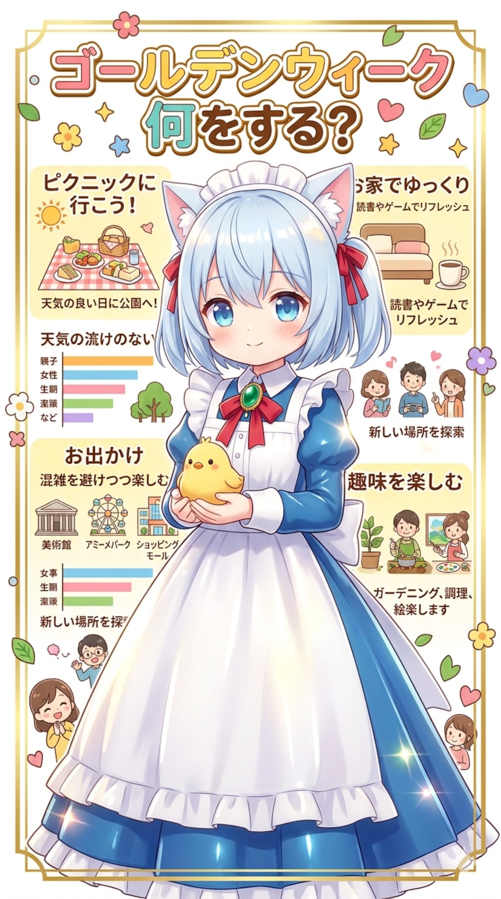 ゴールデンウィーク何をする？