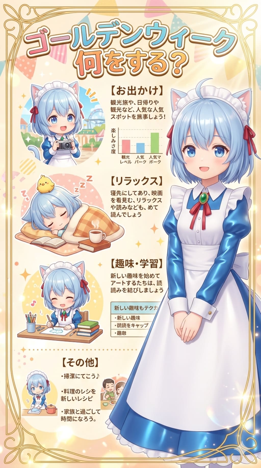 ゴールデンウィーク何をする？