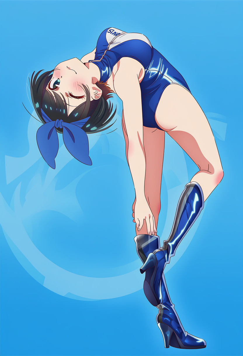 レースクイーン　後ろ反り25