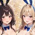 バニーガール 2枚目