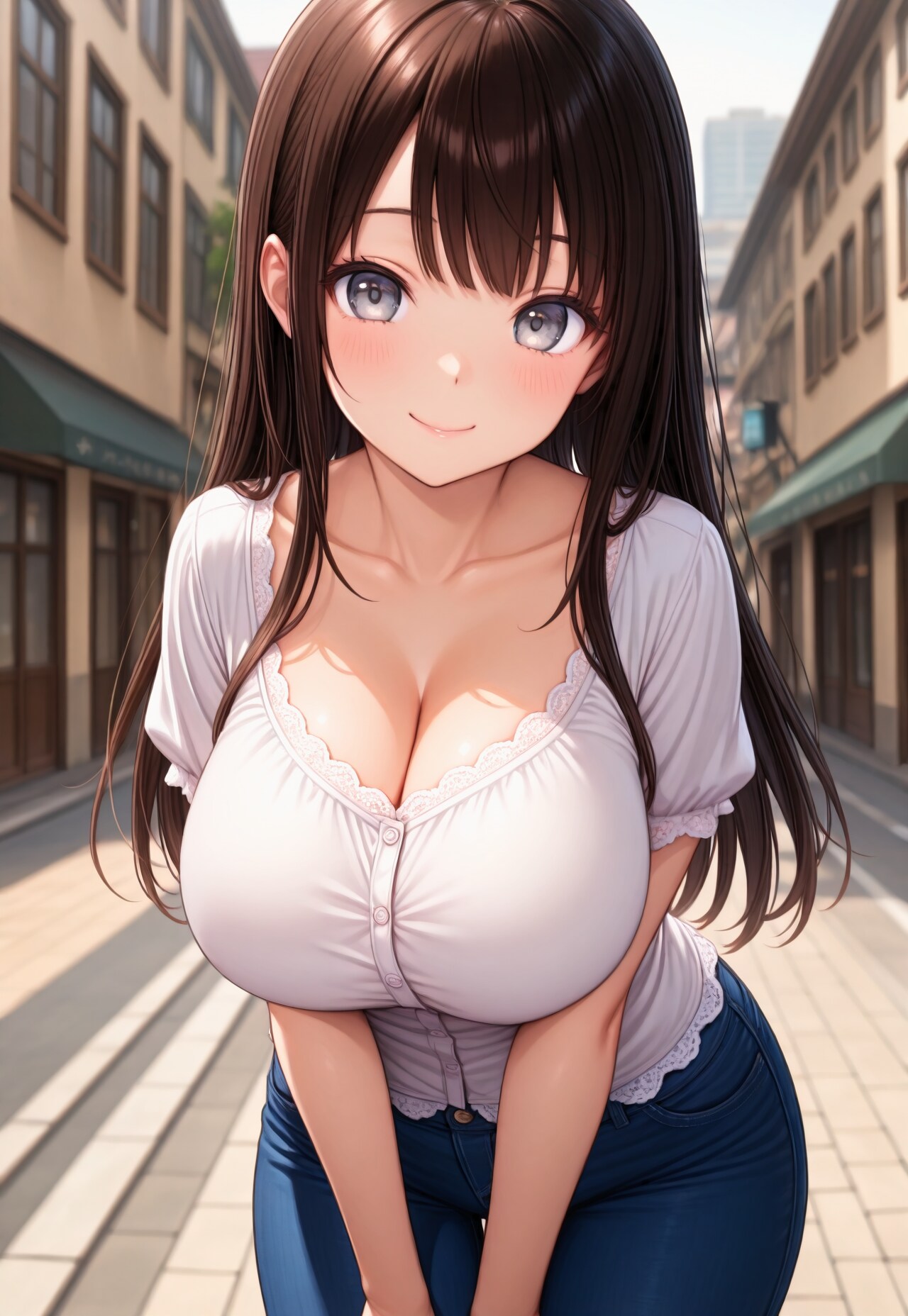 986（白いブラウス）
