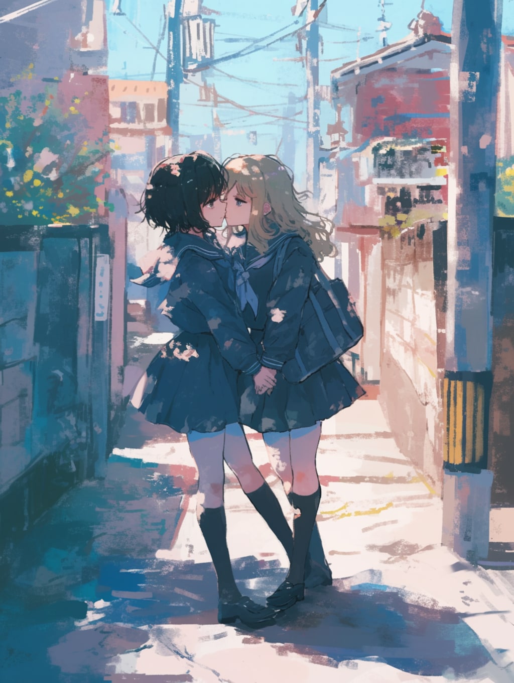 キスしたい二人のJK98