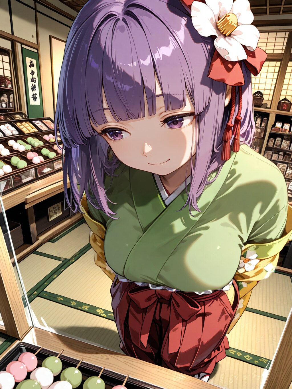 鈴菜庵に向かう途中