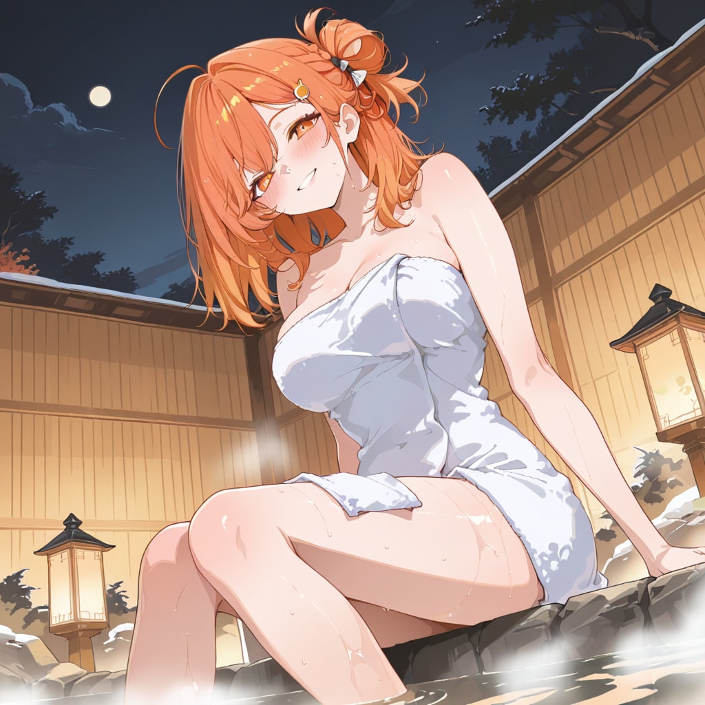 APRIちゃんと温泉
