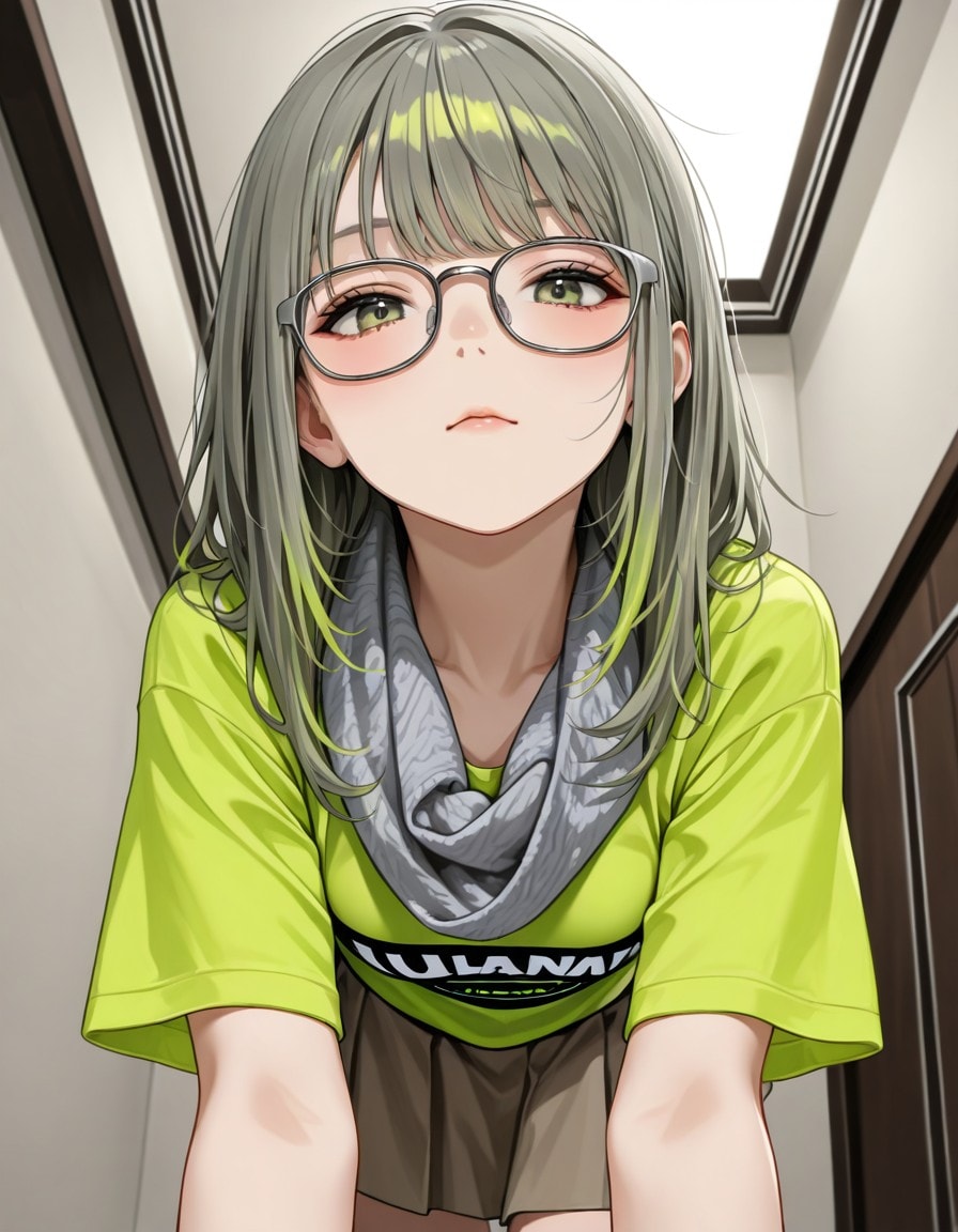 覗き込まれる状況