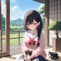 ある日の田舎の少女 2枚目
