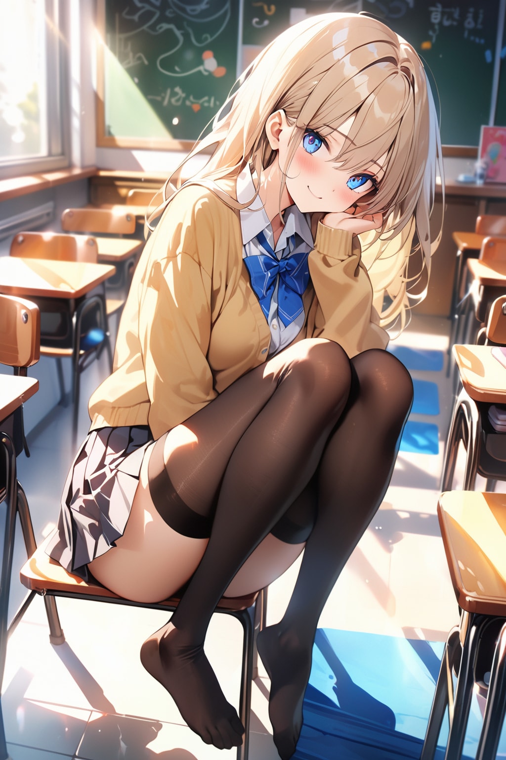 金髪制服１８ | の人気AIイラスト・グラビア